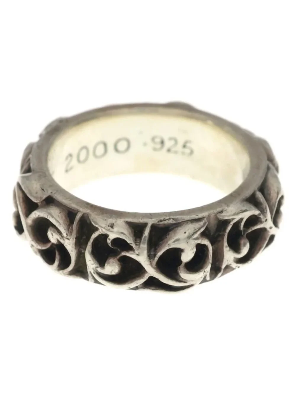Chrome Hearts Etrnity Vine Band Eternity 925 Sterling Silver Ring